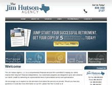 Tablet Screenshot of jimhutsonagency.com